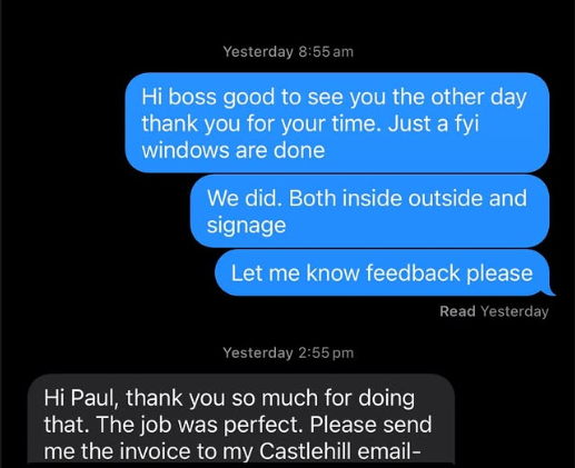 Client Testimonial